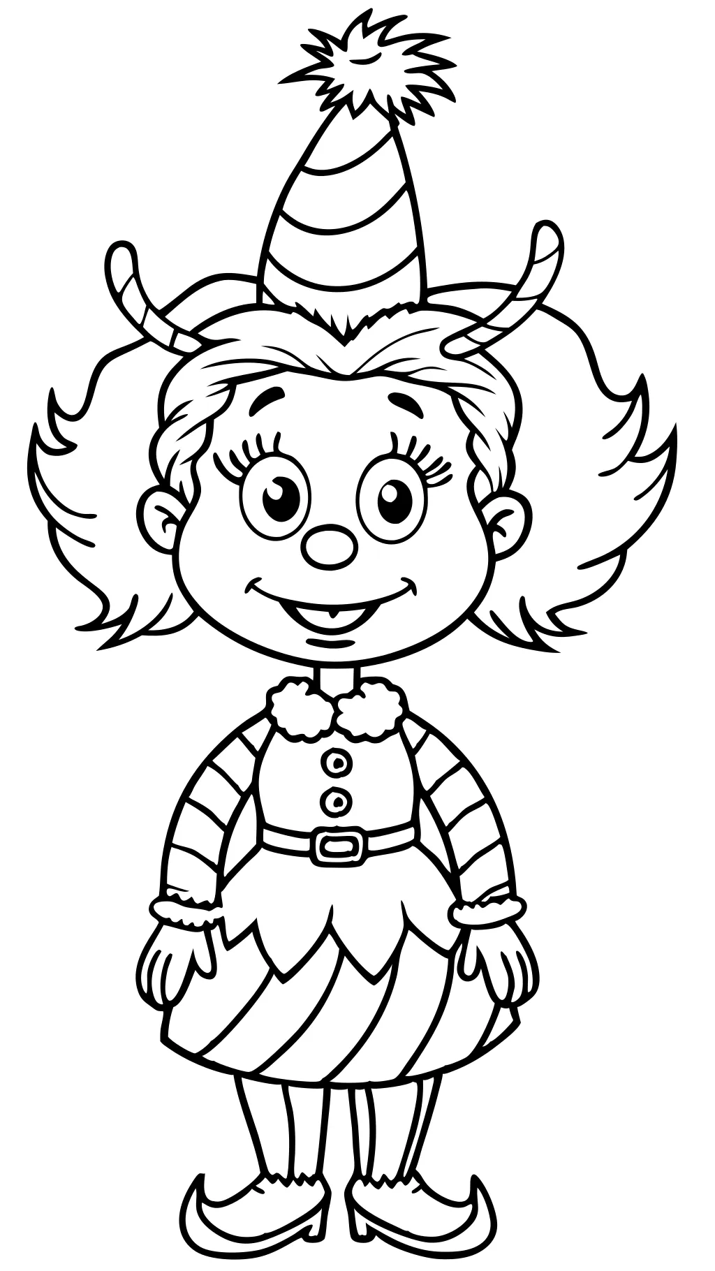 Cindy Lou Who Pages para colorear